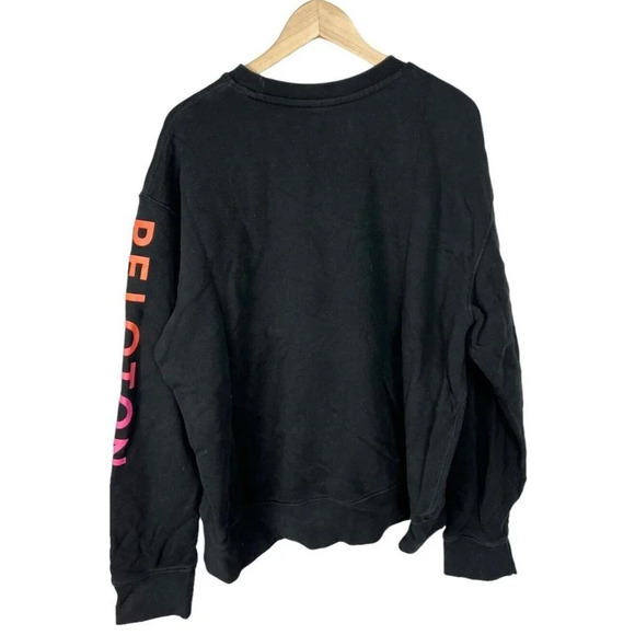 Adidas x Peloton Performance Go Retro Crewneck Sweater Size XL Black Women’s - Picture 4 of 11